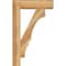 Ekena Millwork Balboa Block Rough Sawn Bracket w/ Offset Brace, Western Red Cedar, 6"W x 20"D x 32"H BKT0604X20X32BOA05RWR - alternate 2